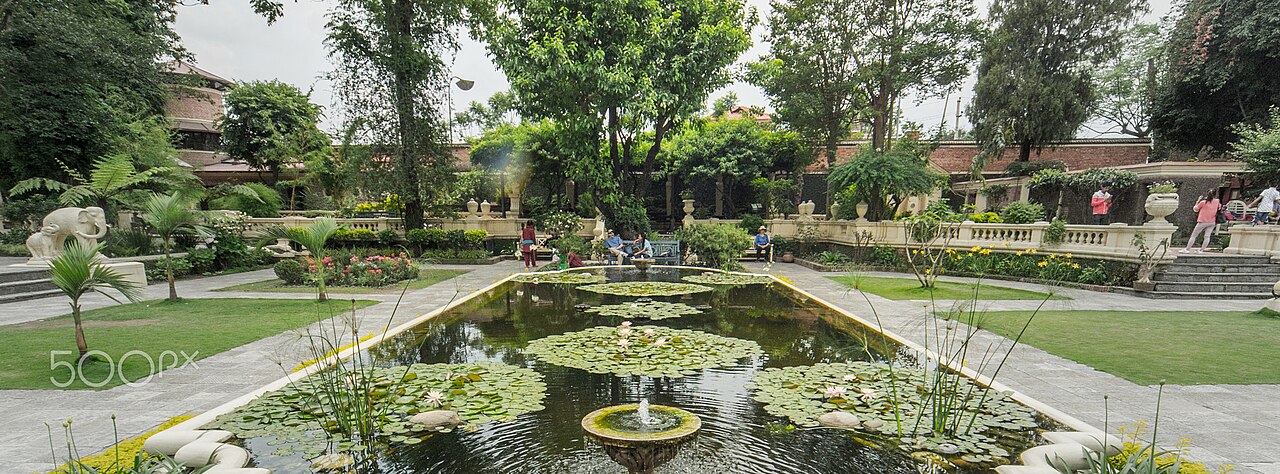 Garden of Dreams pond and gardens